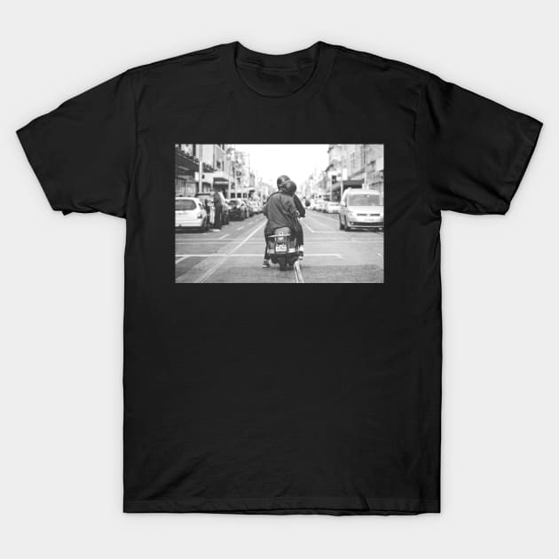 Scooter on Smith Street T-Shirt by melbournedesign